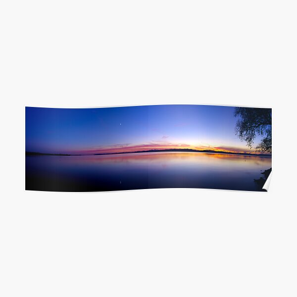 Sunset, Lake Champlain - Panorama Poster