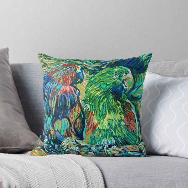 Item preview, Rainforest Parrots. Tropical Lovebirds. Vibrant colors  designed and sold by Cefercom.