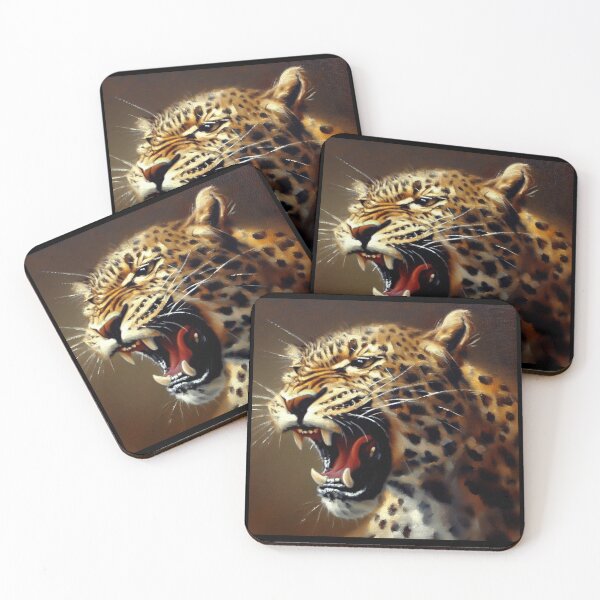 Artikelvorschau, Leopard (5) Wildkatze entworfen und verkauft von CrankyOldDude.