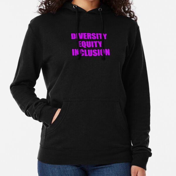 URevolution Justice Equity Diversity Inclusion Hoodie Black / L