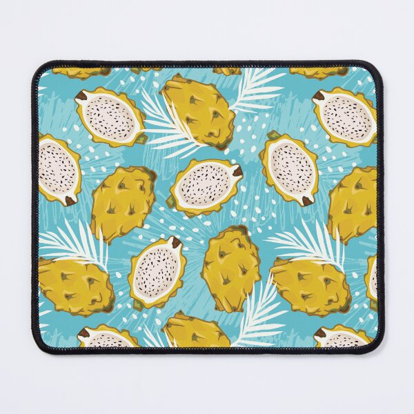 Item preview, Blue Tropical Design, Yellow Dragon Fruit designed and sold by Krapka.