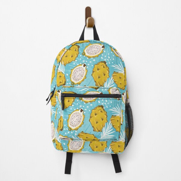 Item preview, Blue Tropical Design, Yellow Dragon Fruit designed and sold by Krapka.