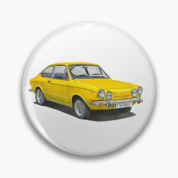 Item preview, Retro Italian Car (850 sport) designed and sold by SylwiaCarArt.