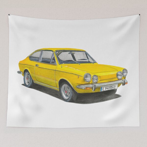 Item preview, Retro Italian Car (850 sport) designed and sold by SylwiaCarArt.
