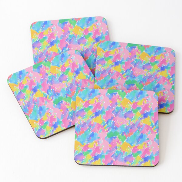 Item preview, Abstract Colorful Splashes Of Rainbow Watercolor Pattern designed and sold by Zazizu.