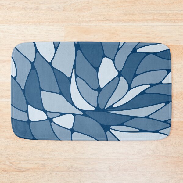 Item preview, Abstract flowing mosaic art • Rainy blue designed and sold by boozkova-vorona.