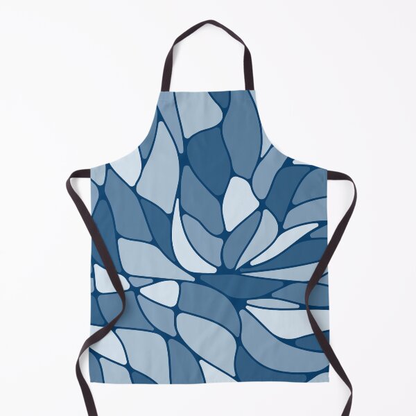 Item preview, Abstract flowing mosaic art • Rainy blue designed and sold by boozkova-vorona.