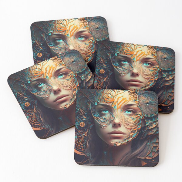 Item preview, Psychedelic face 3 designed and sold by Cr-AI-tive.