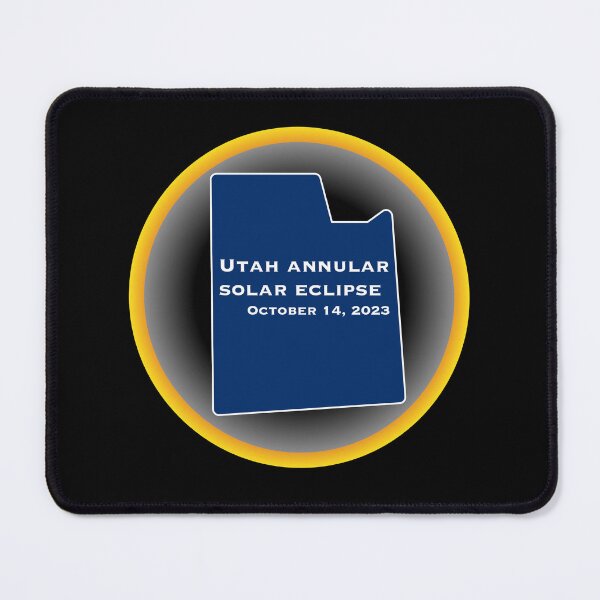 Item preview, Annular solar eclipse, october 14, 2023 in utah designed and sold by Cosmos-as-Art.