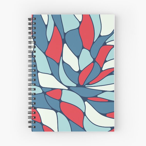 Item preview, Abstract flowing mosaic art • Blue and red designed and sold by boozkova-vorona.