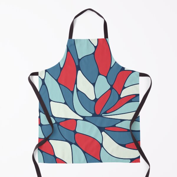 Item preview, Abstract flowing mosaic art • Blue and red designed and sold by boozkova-vorona.