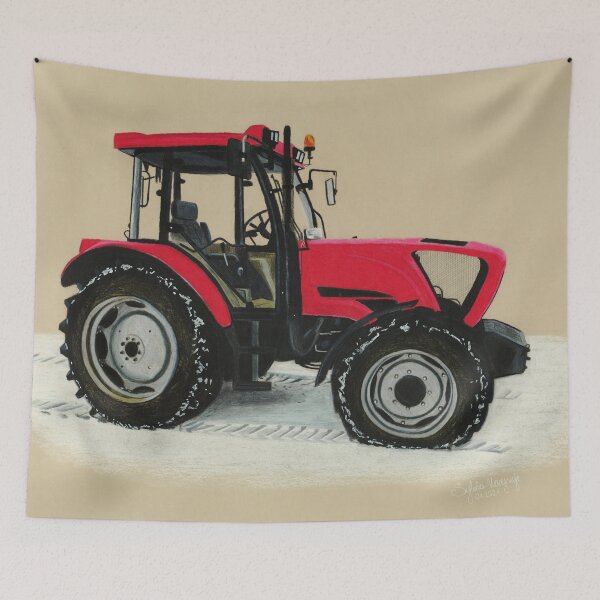 Item preview, Red Tractor Mido designed and sold by SylwiaCarArt.