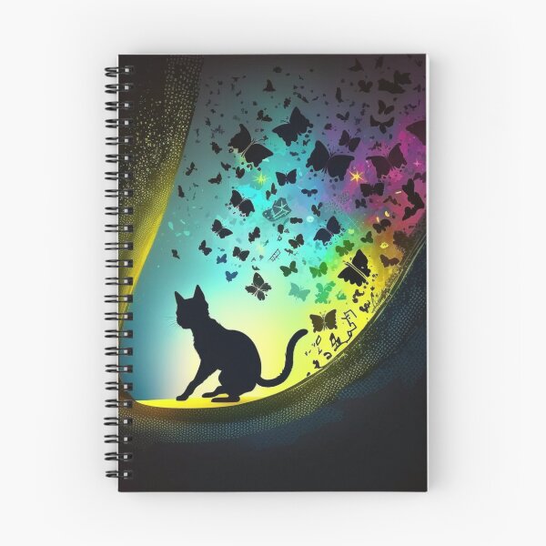 Item preview, Cat and Butterflies designed and sold by Blueblock.