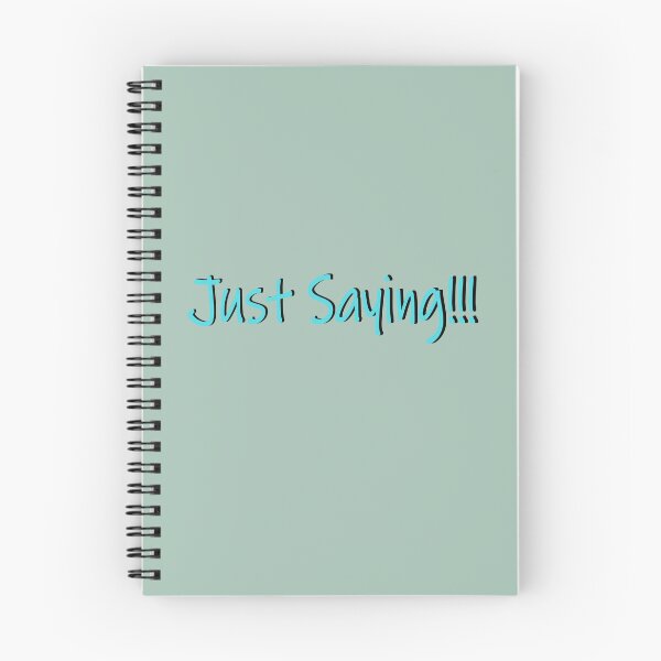 Item preview, Just Saying - Funny words to mean anything. designed and sold by Poppycockdesign.