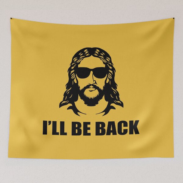 Item preview, Jesus: "I'll be back" designed and sold by Billy Wong.