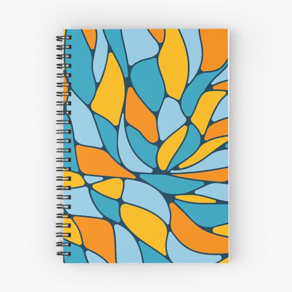 Item preview, Abstract flowing mosaic art • Blue and orange designed and sold by boozkova-vorona.