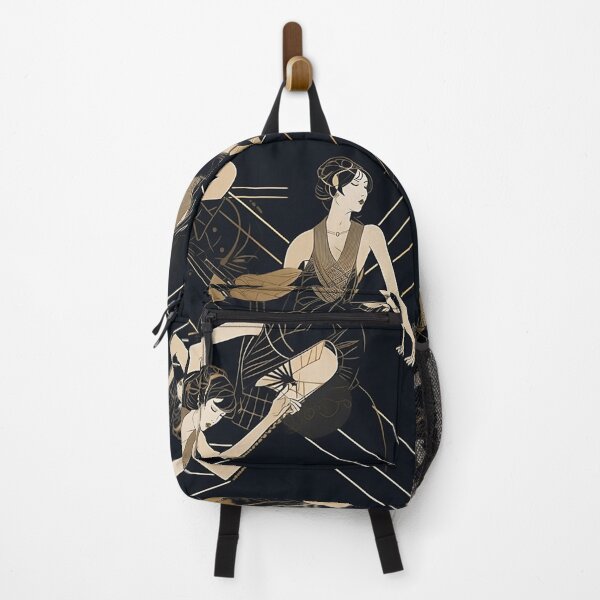 Item preview, Dancing Art Deco geomtric pattern designed and sold by Viking-Samurai.