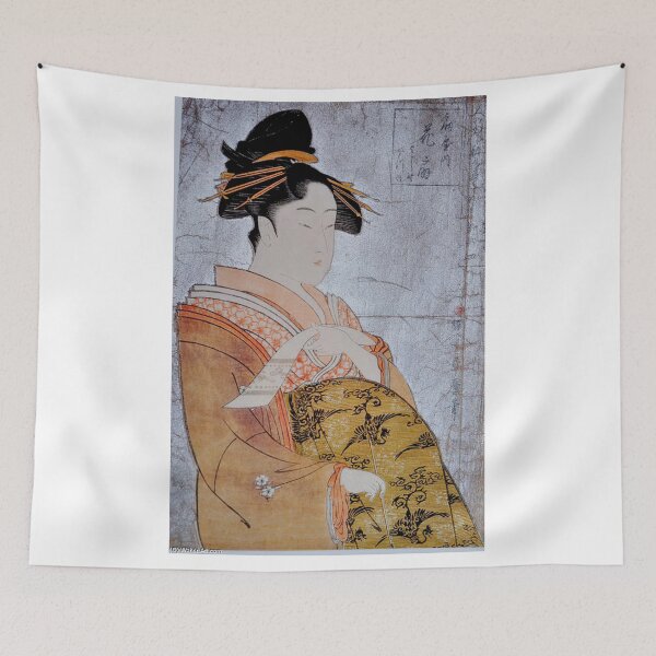 Item preview, Kitagawa Utamaro Japanese artist and painting art for sales designed and sold by EditorArt.