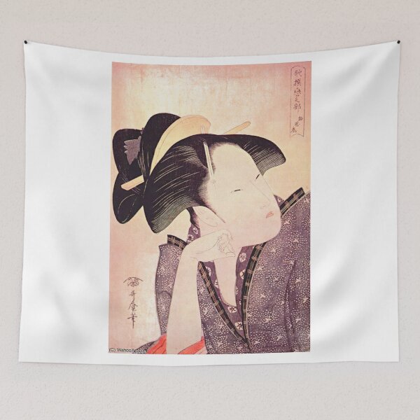Item preview, Kitagawa Utamaro Japanese artist and painting art for sales designed and sold by EditorArt.