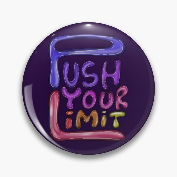 Item preview, Push your limit colorful letters designed and sold by La Loca.