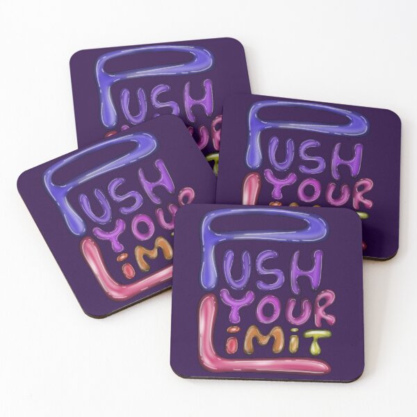 Item preview, Push your limit colorful letters designed and sold by La Loca.