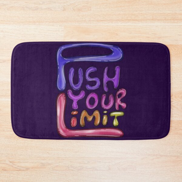 Item preview, Push your limit colorful letters designed and sold by La Loca.
