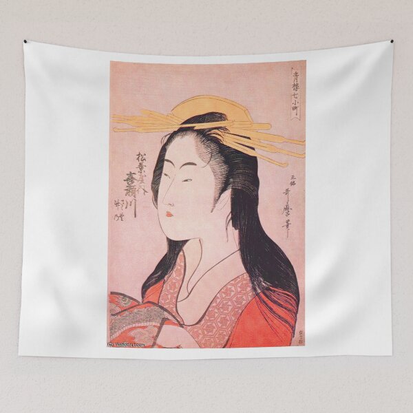 Item preview, Kitagawa Utamaro Japanese artist and painting art for sales designed and sold by EditorArt.