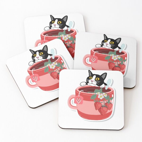 Item preview, Strawberry Kitty Coziness designed and sold by I’m Tired .