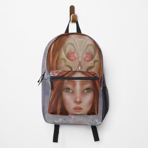 Item preview, Persephone wildflower painting royalcore spring fairy Beltane designed and sold by Monica Laipple.