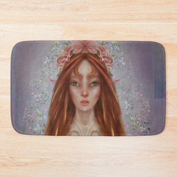 Item preview, Persephone wildflower painting royalcore spring fairy Beltane  designed and sold by Monica Laipple.
