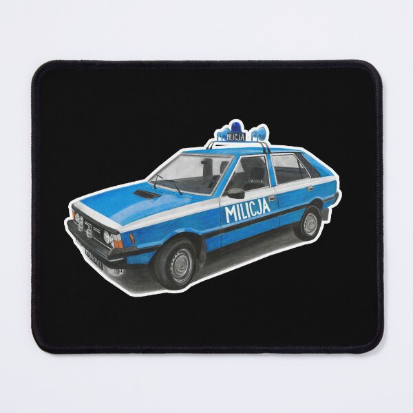 Item preview, Classic Polish Police Car designed and sold by SylwiaCarArt.