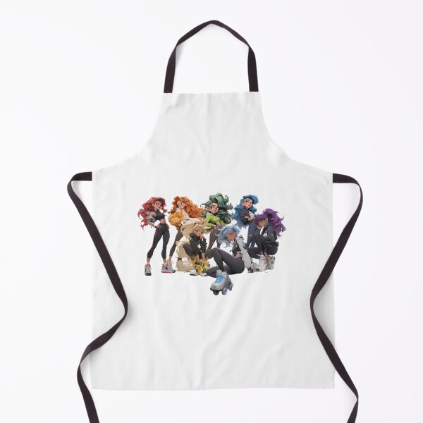 Item preview, Rainbow haired sport girls designed and sold by mooonstyle.