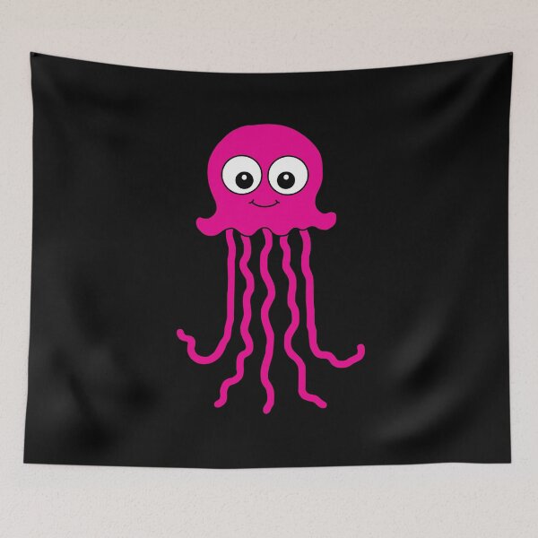 Item preview, Cute Cartoon Jellyfish designed and sold by Scat the cat.