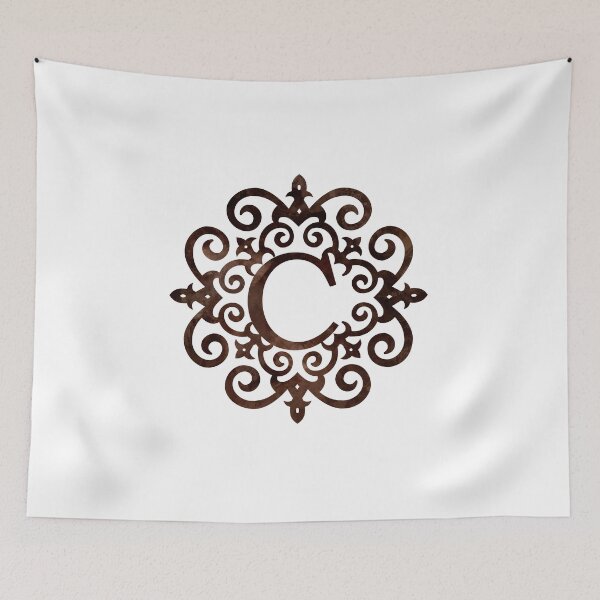 Item preview, Monogram C Rustic Gothic Motif designed and sold by simplymonogram.