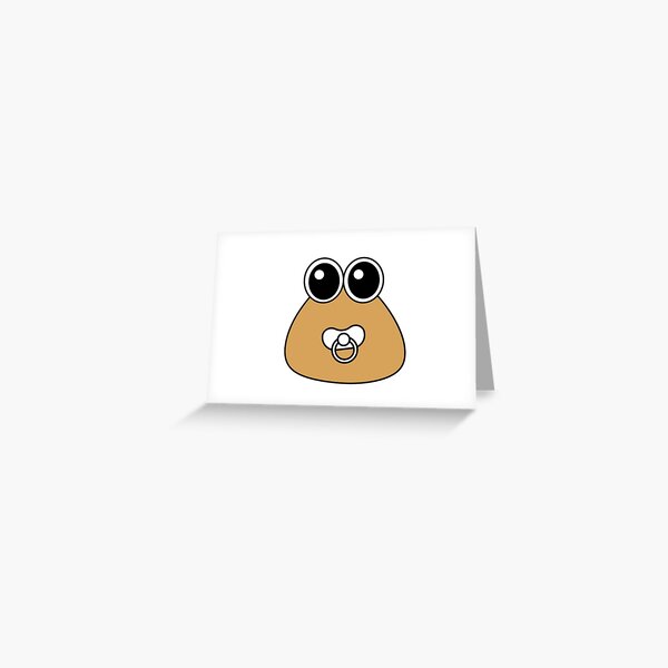 hungry pou :( Sticker for Sale by Neesu