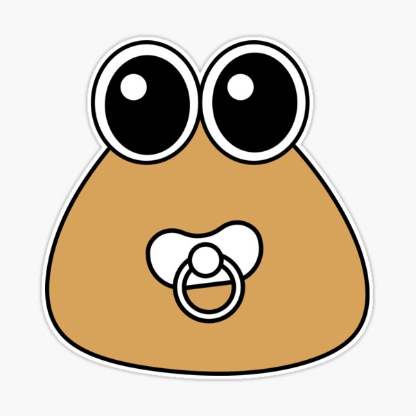 Pou Rogue Sticker by BuonArt