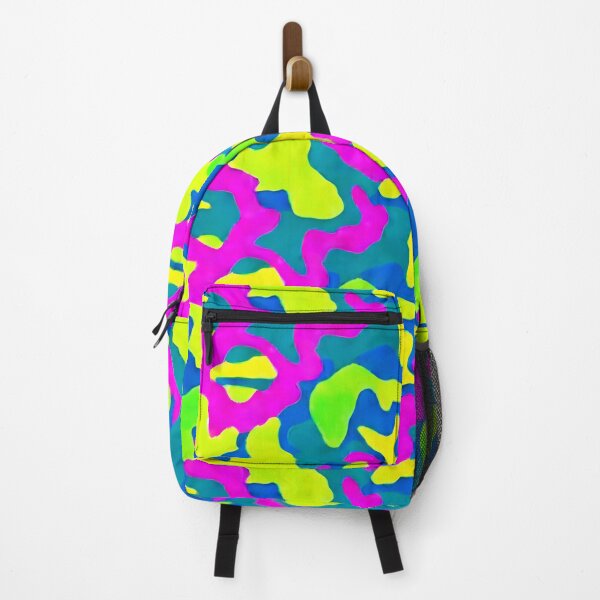 Item preview, Pink, Yellow, Green and Blue Camo Inspired Pattern designed and sold by Miscelenious.