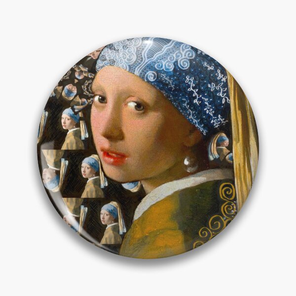 Item preview, My Girl With A Pearl Digital Collage  designed and sold by Jaraart.