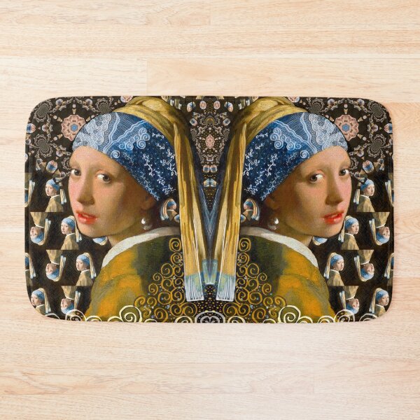 Item preview, My Girl With A Pearl Digital Collage  designed and sold by Jaraart.