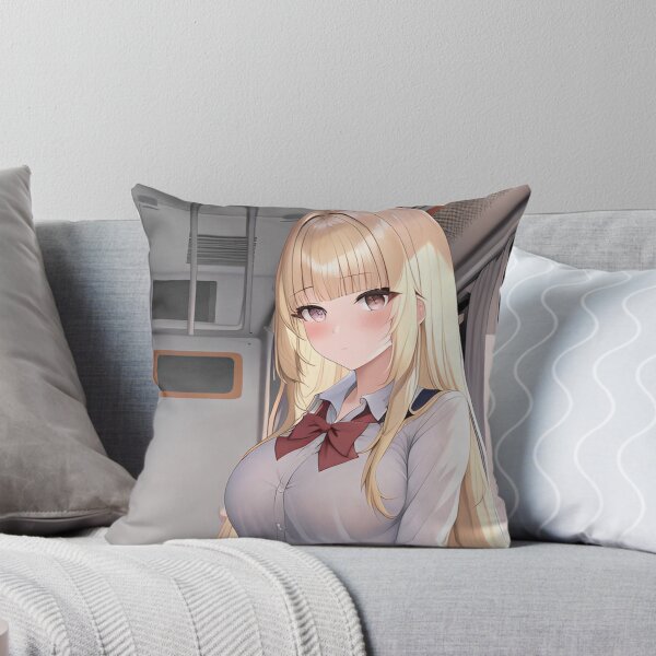 Item preview, Anime School Girl on a Train waiting on a Train designed and sold by AnimeUltimate.