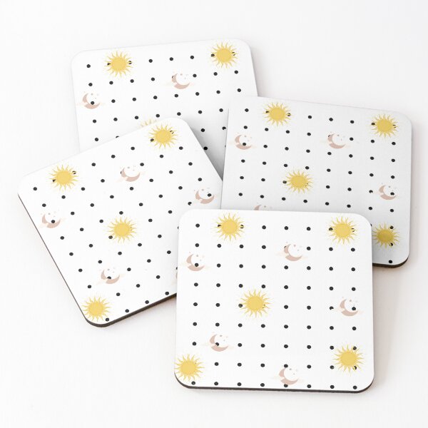 Item preview, Dotty sun and moon designed and sold by Siren-Art.