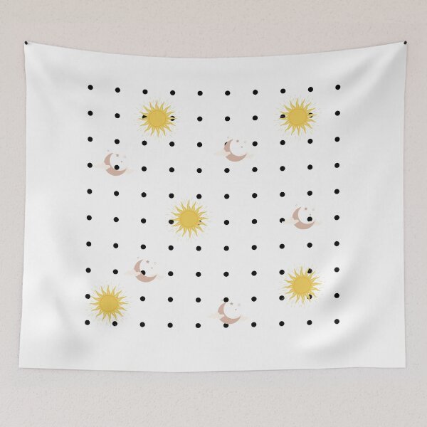 Item preview, Dotty sun and moon designed and sold by Siren-Art.