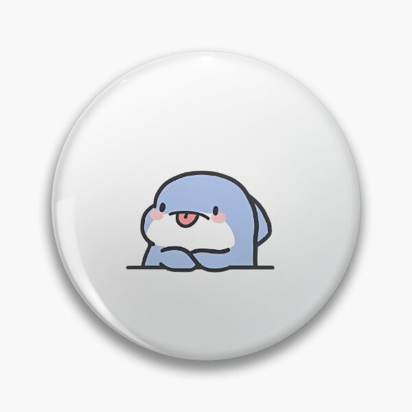 Item preview, Shark sticking out tongue sticker designed and sold by Stickers N More.