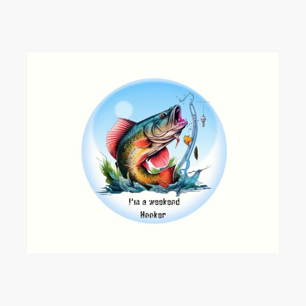 Stress less fish more- fishing more stressing less- fly fishing Art Print  for Sale by Janetlousart
