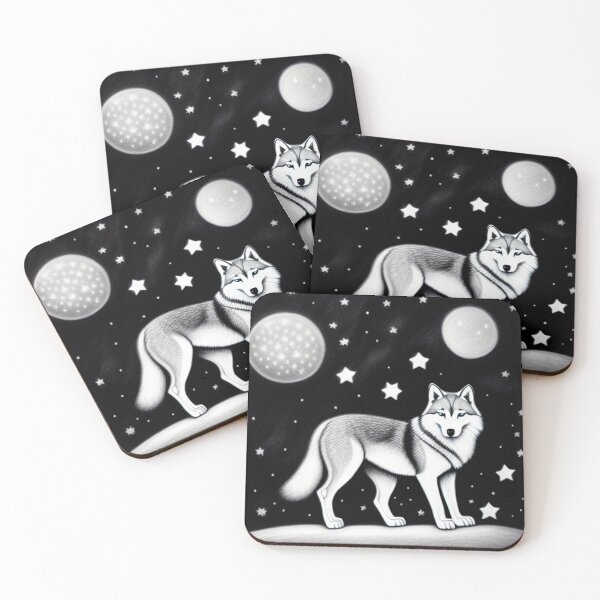 Item preview, White Wolf with Blue Eyes designed and sold by MagicBond.