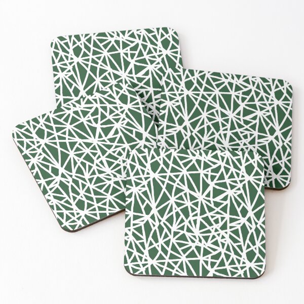 Item preview, Retro 90s Emerald Throwback Line Textile designed and sold by SeaNympth.