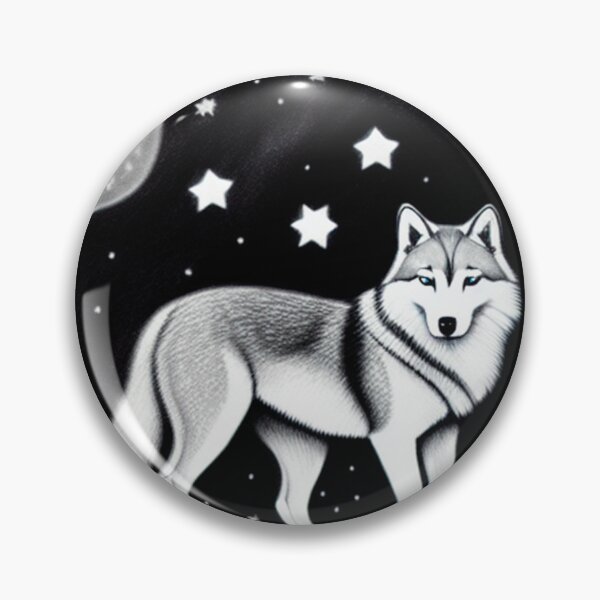 Item preview, White Wolf with Blue Eyes designed and sold by MagicBond.