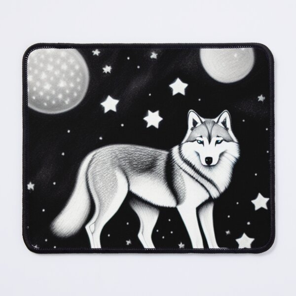 Item preview, White Wolf with Blue Eyes designed and sold by MagicBond.