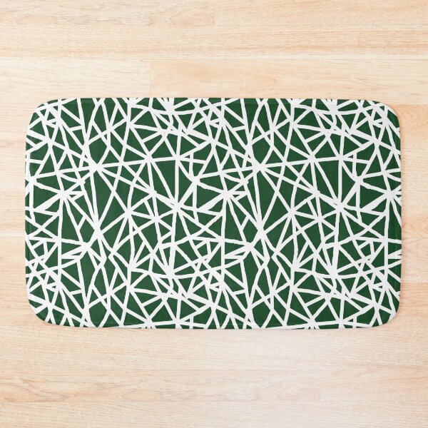Item preview, Retro 90s Emerald Throwback Line Textile designed and sold by SeaNympth.