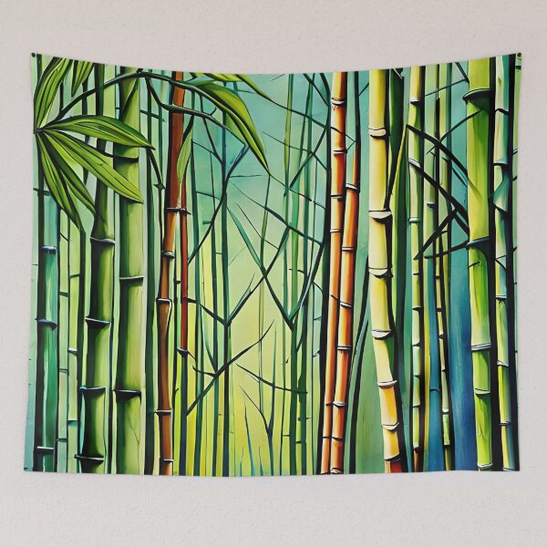 Item preview, Watercolor bamboo forest designed and sold by RK - Shop.